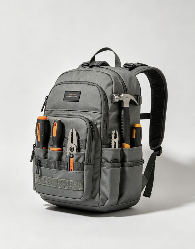 Multifunctional tool backpack