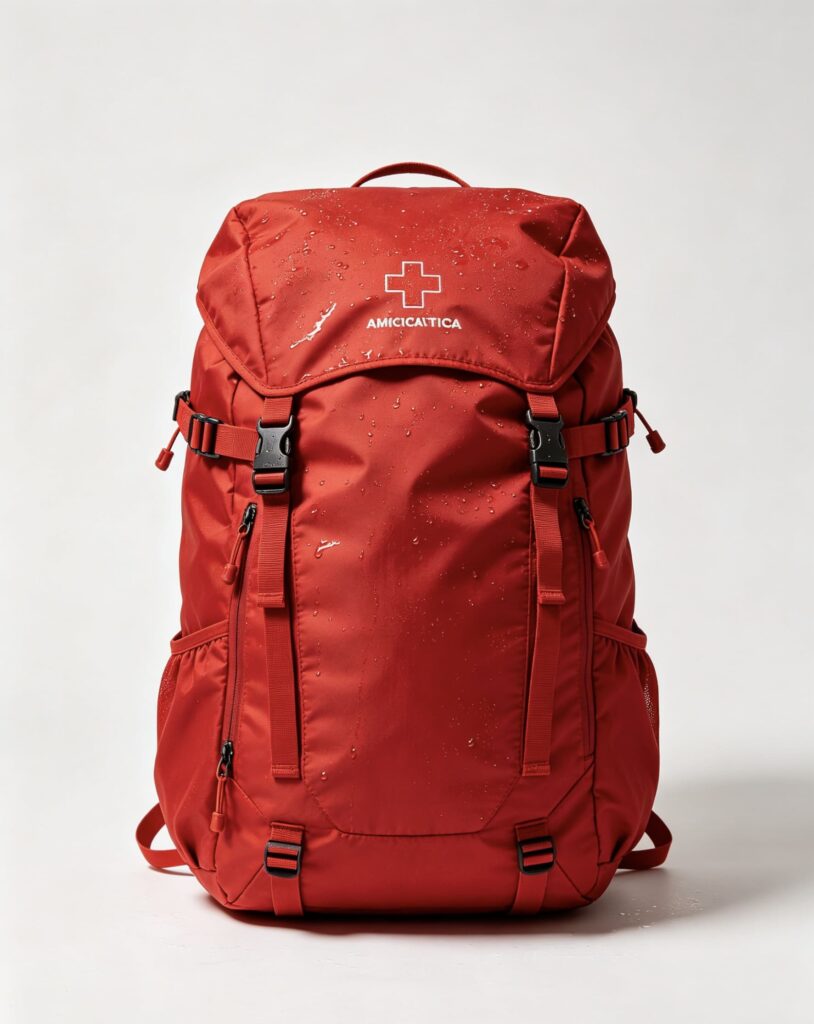 First aid backpack